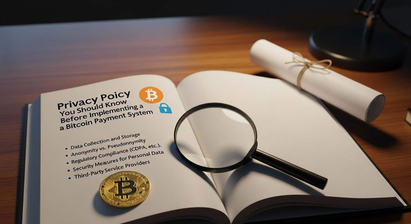 비트코인 결제 시스템 도입 전 알아야 할 개인정보 보호 정책
